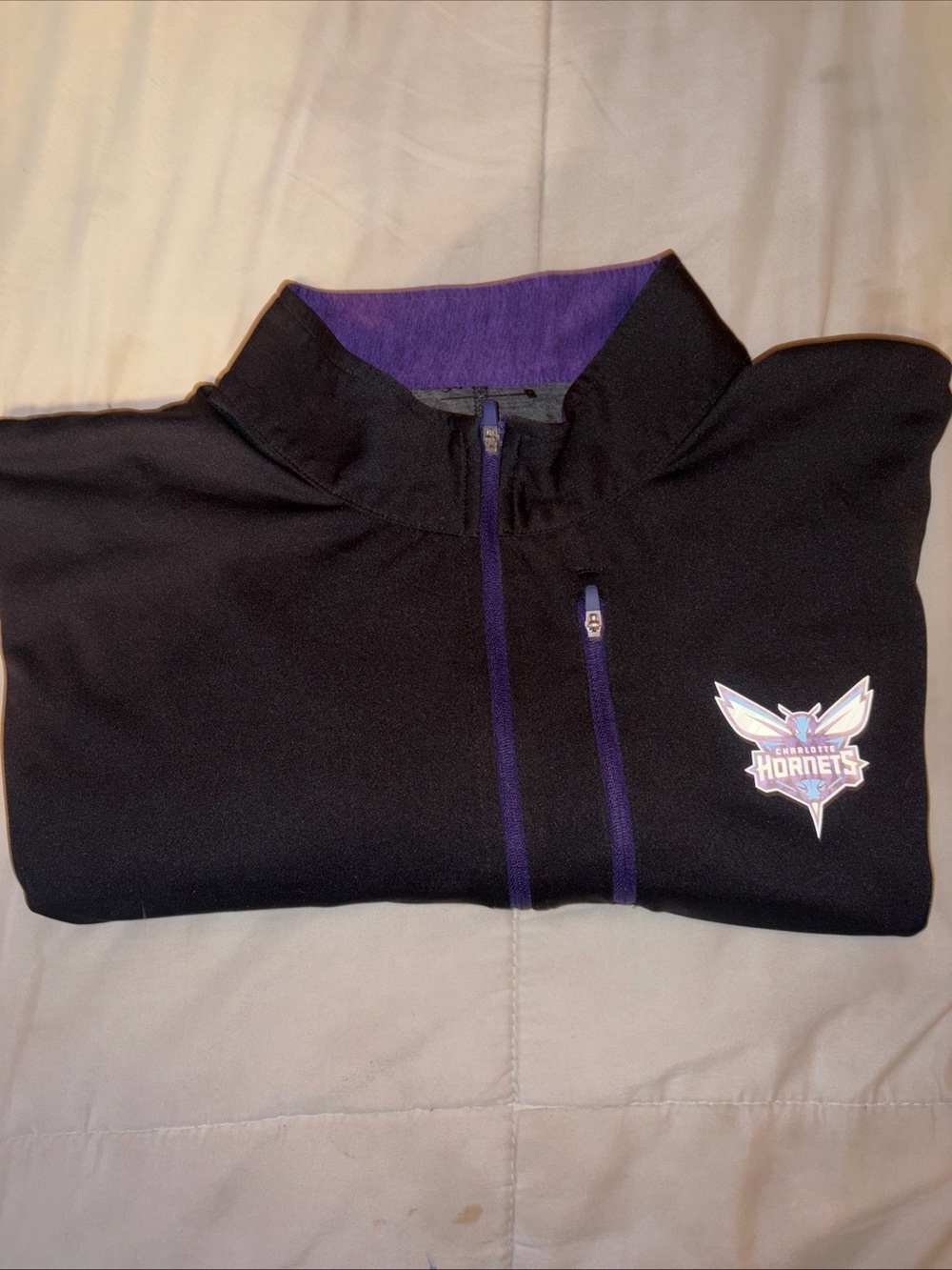 Men's Black Athletic Long Sleeve Pullover Shirt XXL